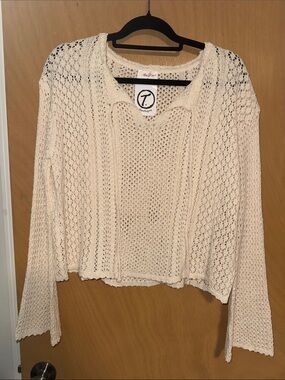 Allie Rose Open Knit Top